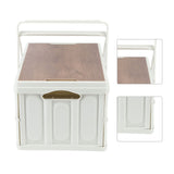 Camp Box Outdoor Camping Portable Storage Box with Handle Removable Foldable Camping Portable Wooden Lid Storage Box S In Australia - Darrahopens