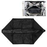 Wheelchair Underneath Bag 600D Oxford Cloth Movable Under Seat Basket for Rollator Walker Black