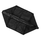 Wheelchair Underneath Bag 600D Oxford Cloth Movable Under Seat Basket for Rollator Walker Black
