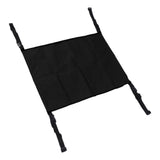 Oxygen Tank Holder Bag 600D Oxford Cloth Hook Design Dual Oxygen Tank Holder for Medical Personal Use Black