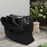 Wheelchair Bag Waterproof Large Capacity Oxford Cloth Foldable Wheelchair Travel Bag for Travel Outdoor Black In Australia - Darrahopens