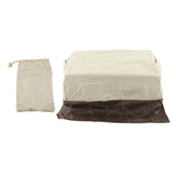 BBQ Grill Cover Waterproof Oxford Cloth Outdoor Rainproof Dustproof Sunproof Built in Grill Top Cover Grill Cover Beige Coffe Color Blocking In Australia - Darrahopens