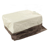 BBQ Grill Cover Waterproof Oxford Cloth Outdoor Rainproof Dustproof Sunproof Built in Grill Top Cover Grill Cover Beige Coffe Color Blocking In Australia - Darrahopens