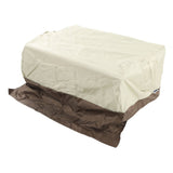 BBQ Grill Cover Waterproof Oxford Cloth Outdoor Rainproof Dustproof Sunproof Built in Grill Top Cover Grill Cover Beige Coffe Color Blocking In Australia - Darrahopens
