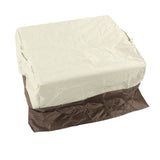 BBQ Grill Cover Waterproof Oxford Cloth Outdoor Rainproof Dustproof Sunproof Built in Grill Top Cover Grill Cover Beige Coffe Color Blocking In Australia - Darrahopens