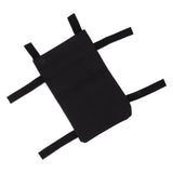 Crutch Storage Bag Hanging Carrying Pocket Pouch Portable Travel Organizer Lightweight for Walking Stick Black