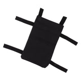 Crutch Storage Bag Hanging Carrying Pocket Pouch Portable Travel Organizer Lightweight for Walking Stick Black