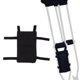 Crutch Storage Bag Hanging Carrying Pocket Pouch Portable Travel Organizer Lightweight for Walking Stick Black In Australia - Darrahopens