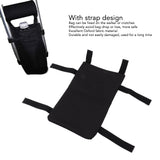 Crutch Storage Bag Hanging Carrying Pocket Pouch Portable Travel Organizer Lightweight for Walking Stick Black In Australia - Darrahopens