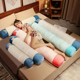 Cute Body Pillow Removable Washable Breathable Plush Soft Long Bed Pillow for Summer Sleeping Dog 100cm / 39.4in