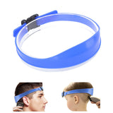 DIY Hair Trimming Template Haircut Band Breathable Curved Degion Silicone Home Hair Trimming Guide for Boys Men Blue In Australia - Darrahopens