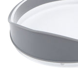 DIY Hair Trimming Template Haircut Band Breathable Curved Degion Silicone Home Hair Trimming Guide for Boys Men Grey