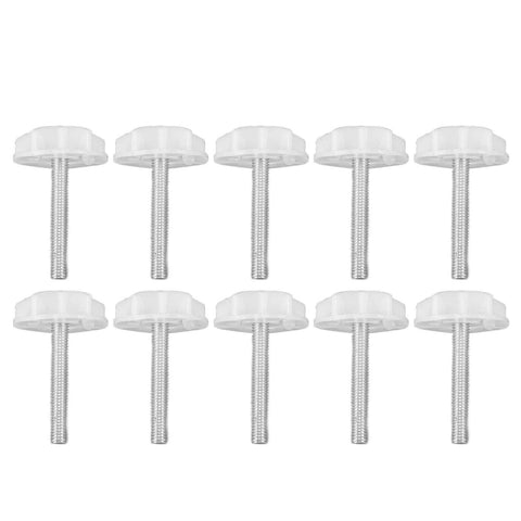 10PCS Leg Levelers Leveling Foot Adjustable PP Iron Screw On Easy Operation Furniture Levelers for Headboard Furniture In Australia - Darrahopens