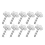 10PCS Leg Levelers Leveling Foot Adjustable PP Iron Screw On Easy Operation Furniture Levelers for Headboard Furniture In Australia - Darrahopens