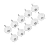10PCS Leg Levelers Leveling Foot Adjustable PP Iron Screw On Easy Operation Furniture Levelers for Headboard Furniture