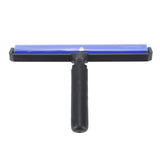 Static Roller Dust Removal Roller Super Sticky Blue Silicone Soft Static Action Cleaner Roller with Black Handle 4in