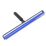 Static Roller Dust Removal Roller Super Sticky Blue Silicone Soft Static Action Cleaner Roller with Black Handle 16in