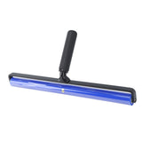 Static Roller Dust Removal Roller Super Sticky Blue Silicone Soft Static Action Cleaner Roller with Black Handle 18in