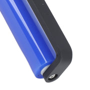 Static Roller Dust Removal Roller Super Sticky Blue Silicone Soft Static Action Cleaner Roller with Black Handle 18in