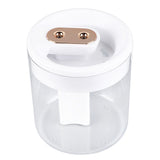 Humidifier 2L White Large Capacity Double Nozzle Mist Humidifier Home Bedroom Office Mute USB Night Light Air Vaporizer