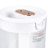 Humidifier 2L White Large Capacity Double Nozzle Mist Humidifier Home Bedroom Office Mute USB Night Light Air Vaporizer