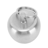Portable Medicine Bottle Stainless Steel Mini Capsules Box Daily Medicine Container Case with Bead Chain for Outdoor Camping Travel