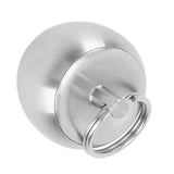 Portable Medicine Bottle Stainless Steel Mini Capsules Box Daily Medicine Container Case with Bead Chain for Outdoor Camping Travel