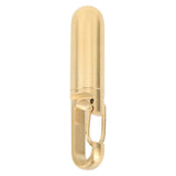 Keychain Medication Box Single Chamber Stainless Steel Keychain Medicine Organizer for Outdoor Travel Camping Gold In Australia - Darrahopens