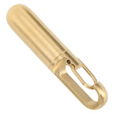 Keychain Medication Box Single Chamber Stainless Steel Keychain Medicine Organizer for Outdoor Travel Camping Gold In Australia - Darrahopens