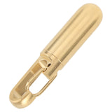 Keychain Medication Box Single Chamber Stainless Steel Keychain Medicine Organizer for Outdoor Travel Camping Gold In Australia - Darrahopens