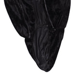 Hooded Cloak Large Witch Cape Black Velvet Comfortable to Wear Soft Touch Costume Cloak for Party Cosplay Roleplay