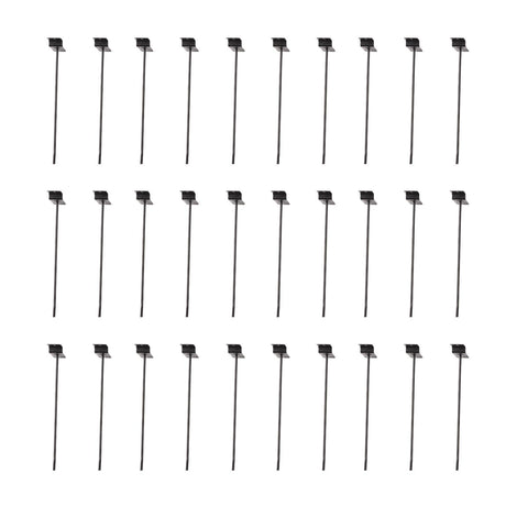 30PCS Panel Hooks Black Slatwall Hanger Thickened Easy Installation Anti Rust Display Pegs for Retail Garage In Australia - Darrahopens