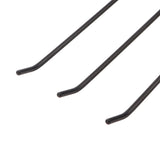 30PCS Panel Hooks Black Slatwall Hanger Thickened Easy Installation Anti Rust Display Pegs for Retail Garage