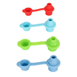 4Pcs Sipping Spout Bottle Top Spout Silicone Bottle Top Sippy Spout for Kids Children
