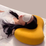 Memory Foam Pillow for Sleeping Ergonomic Cervical Pillow Neck Support Pillow Contour Support Bed Pillow for Neck Shoulder Pain Pink In Australia - Darrahopens