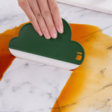 Water Blade PP Silicone Squeegee Efficient Fog Removal Hangable Mini Water Wiper for Bathroom Kitchen Window Green