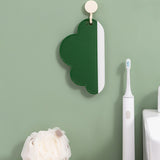 Water Blade PP Silicone Squeegee Efficient Fog Removal Hangable Mini Water Wiper for Bathroom Kitchen Window Green