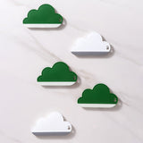 Water Blade PP Silicone Squeegee Efficient Fog Removal Hangable Mini Water Wiper for Bathroom Kitchen Window Green