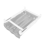 Fridge Egg Drawer Organizer Holder Large Capacity Plastic Extendable Egg Holder Drawer for Fridge Shelf Kitchen