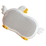 Cat Belly Pillow Memory Foam Slow Rebound Throw Pillow Goose Shape Fuzz Single Cushion Gray In Australia - Darrahopens