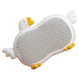 Cat Belly Pillow Memory Foam Slow Rebound Throw Pillow Goose Shape Fuzz Single Cushion Gray In Australia - Darrahopens