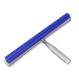 Silicone Screen Film Roller Blue Iron Bearing Anti Static High Resilience Silicone Manual Roller for Screen 12in