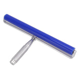 Silicone Screen Film Roller Blue Iron Bearing Anti Static High Resilience Silicone Manual Roller for Screen 14in
