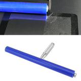 Dust Removal Roller Silicone Soft Aluminum Alloy Handle Iron Bearing Anti Static Roller for Film Dust Fibers Powder 12in / 30.48cm