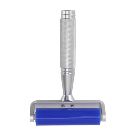 Blue Silicone Manual Roller Static Cleaner Tool Sticky Roller for Screen Film Hair Dust Remover Low Viscosity 4in In Australia - Darrahopens