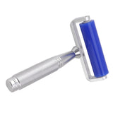 Blue Silicone Manual Roller Static Cleaner Tool Sticky Roller for Screen Film Hair Dust Remover Low Viscosity 8in