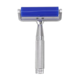 Blue Silicone Manual Roller Static Cleaner Tool Sticky Roller for Screen Film Hair Dust Remover Low Viscosity 8in