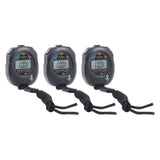 3 PCS Sports Stopwatch High Accuracy Waterproof 40mah Sports Stopwatch Timer for Running Swimming Basketball