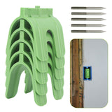 5PCS Drywall Marking Tool Accurate Marking Dry Wall Electric Box Positioner for Electrical Outlets Green