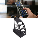 Remote Control Storage Rack Iron Holder Hollow 4 Compartment Remote Control Organizer Box for Desk Office